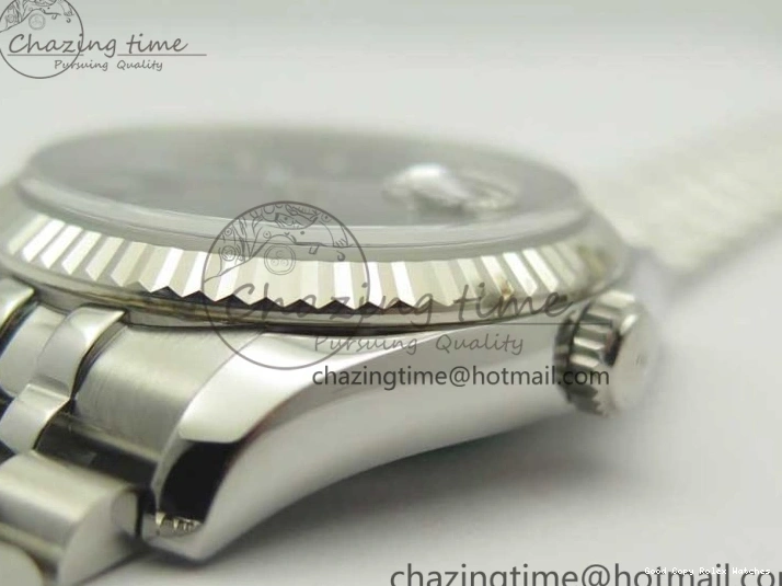 Good Copy Rolex Watches ARF 116234 1:1 DateJust 904L Markers Black SS Minimalist V 904L on 36 Jubilee Bracelet Sticks SS Dial 3374 Best SA3135 Edition 0113